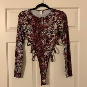 Fashion Nova High Cut Bodysuit Brand New with Tags